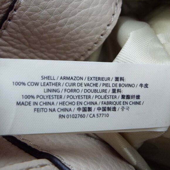 Kate Spade West Valley Maryanne Tie Front Cream Pebbled Leather Handbag - Picture 14 of 14